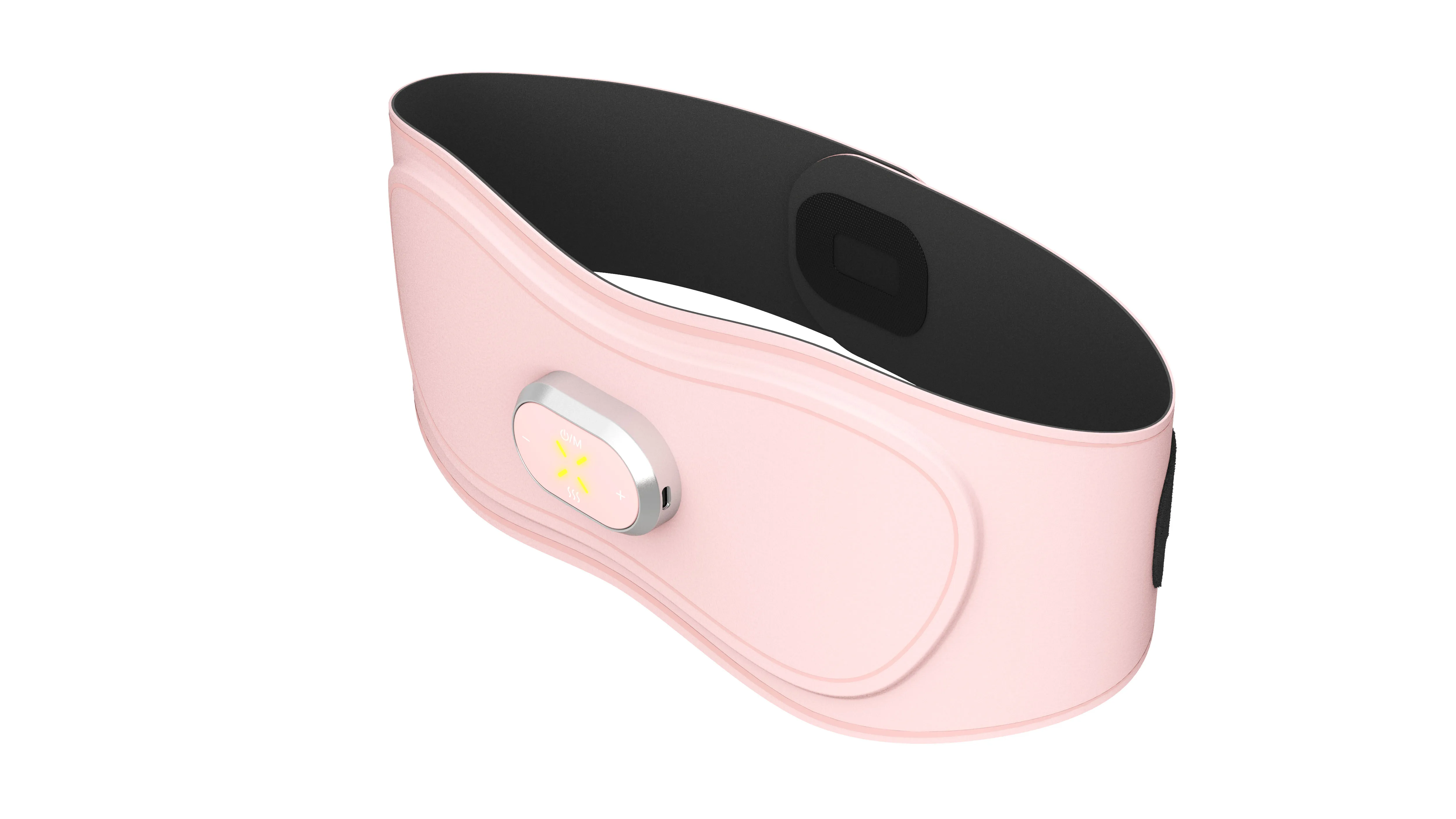 Home Fitness Trainer EMS Body Training Abs Workout with Red Light Abdominal Muscle Toner Belt for Waist Workout Stimulation