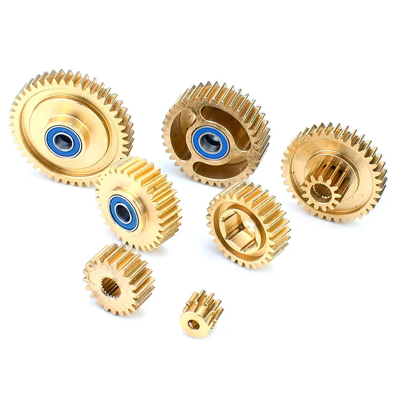 مركبة يتم التحكم بها عن بُعد معدن النحاس علبة التروس مجموعة تروس ل 1/14 تاميا سكانيا 770S R620 فولفو 3363 1851 رجل سيارة