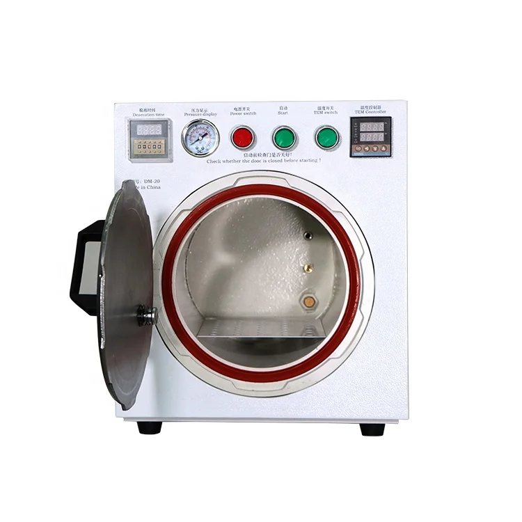 Single External Pump Vacuum LCD OCA Air Bubble Remove Machine