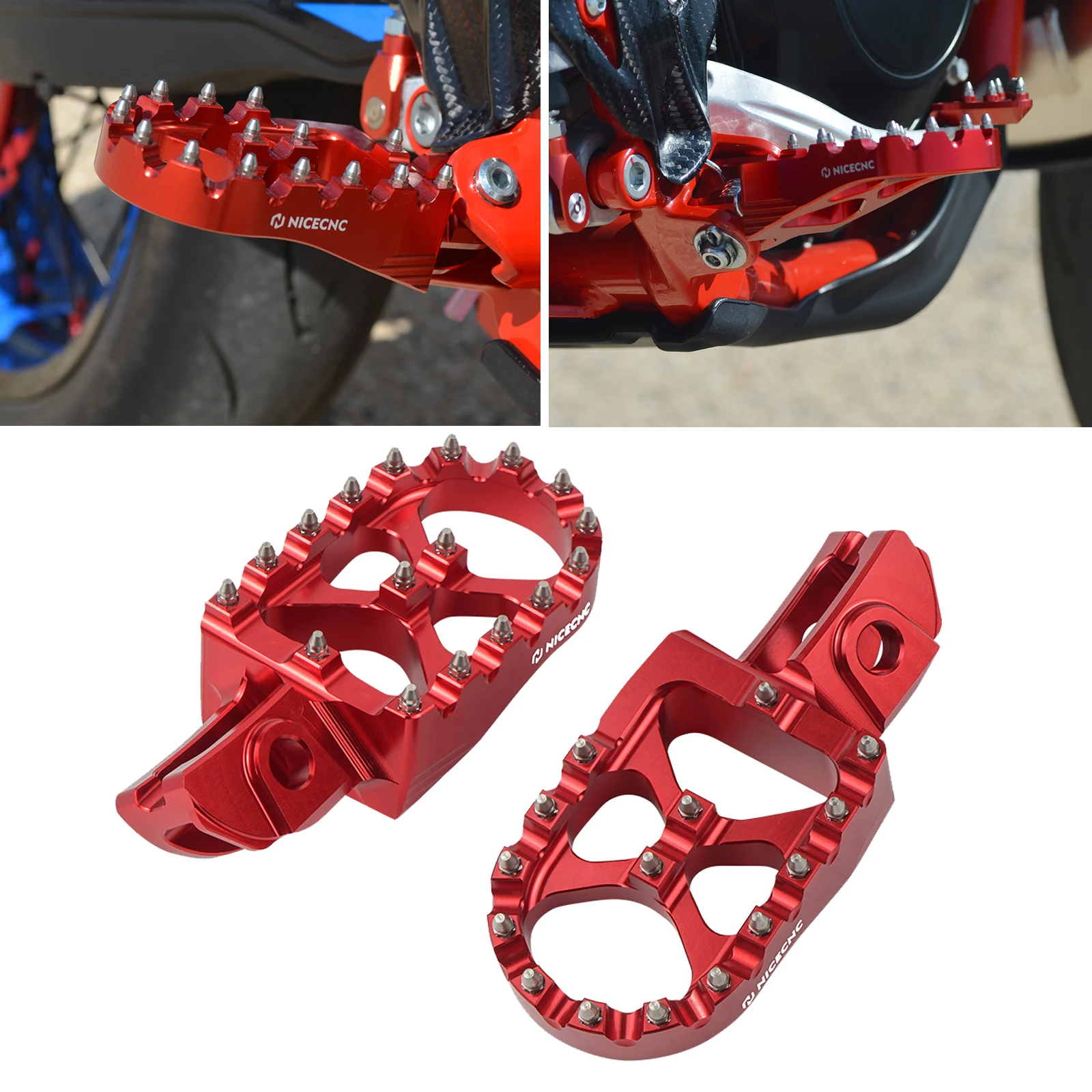 

NiceCNC For BETA RR300 RR250 RR 200 250 300 350 390 400 430 450 480 520 2020 2021 2022 2023 Motorcycle Foot Pegs Footrest Pedals