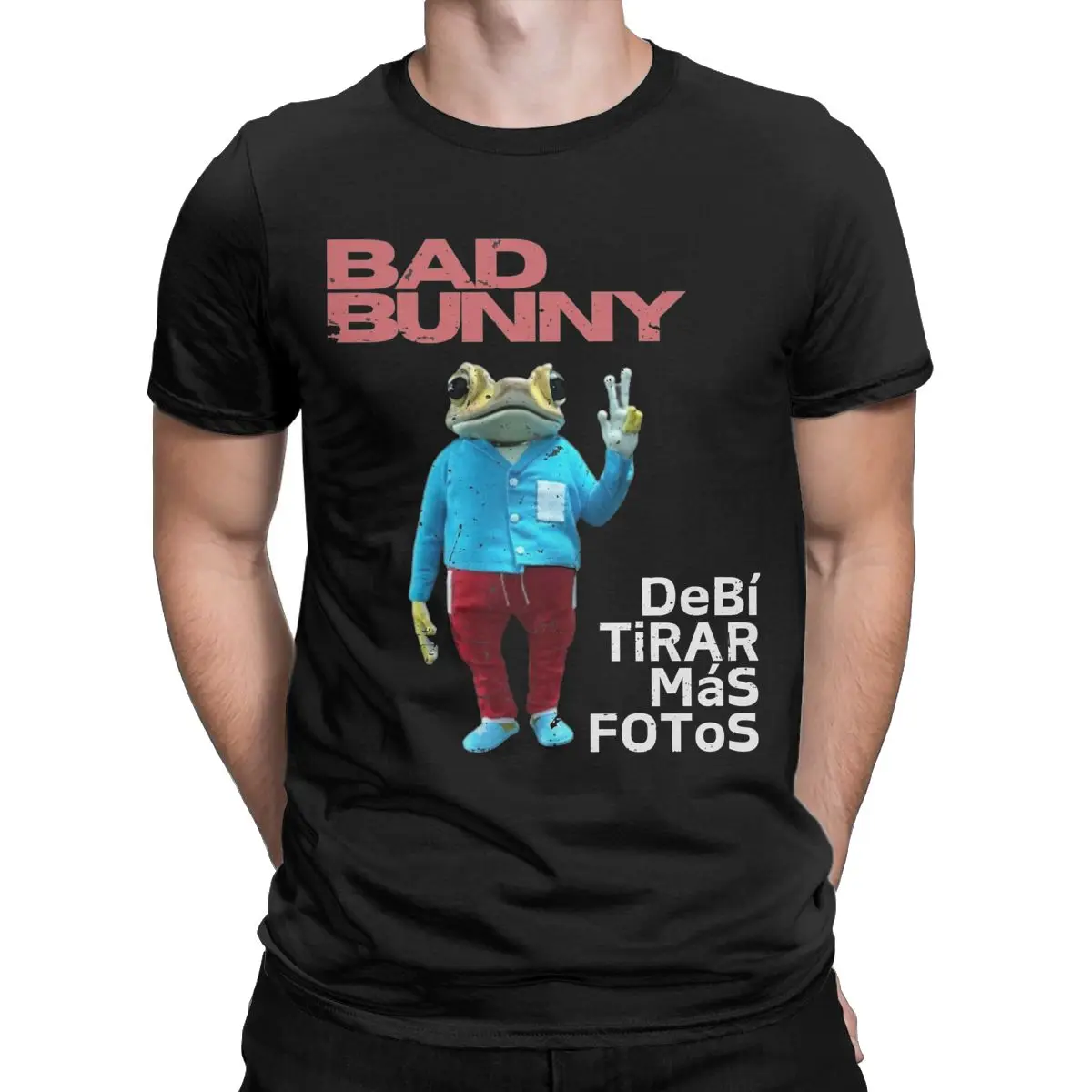 

BAD BUNNYs DeBi TiRAR MaS FOToS New Album Outfit T-Shirt for Men Women Funny Cotton Graphic Printed Tee
