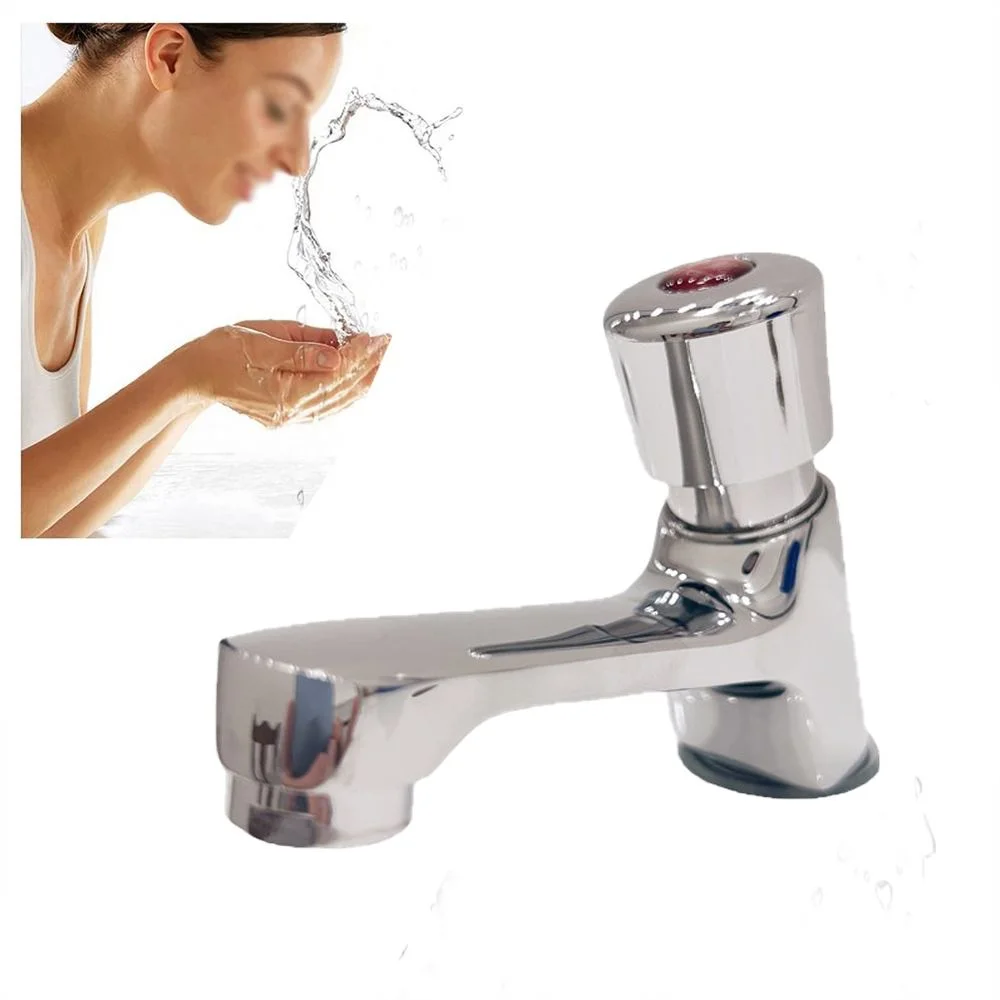 

Прочный однорычажный кран для холодной воды с задержкой закрытия, медный, с внутренней резьбой G1/2, самозакрывающийся, кнопочный, водосберегающий, для использования в отелях