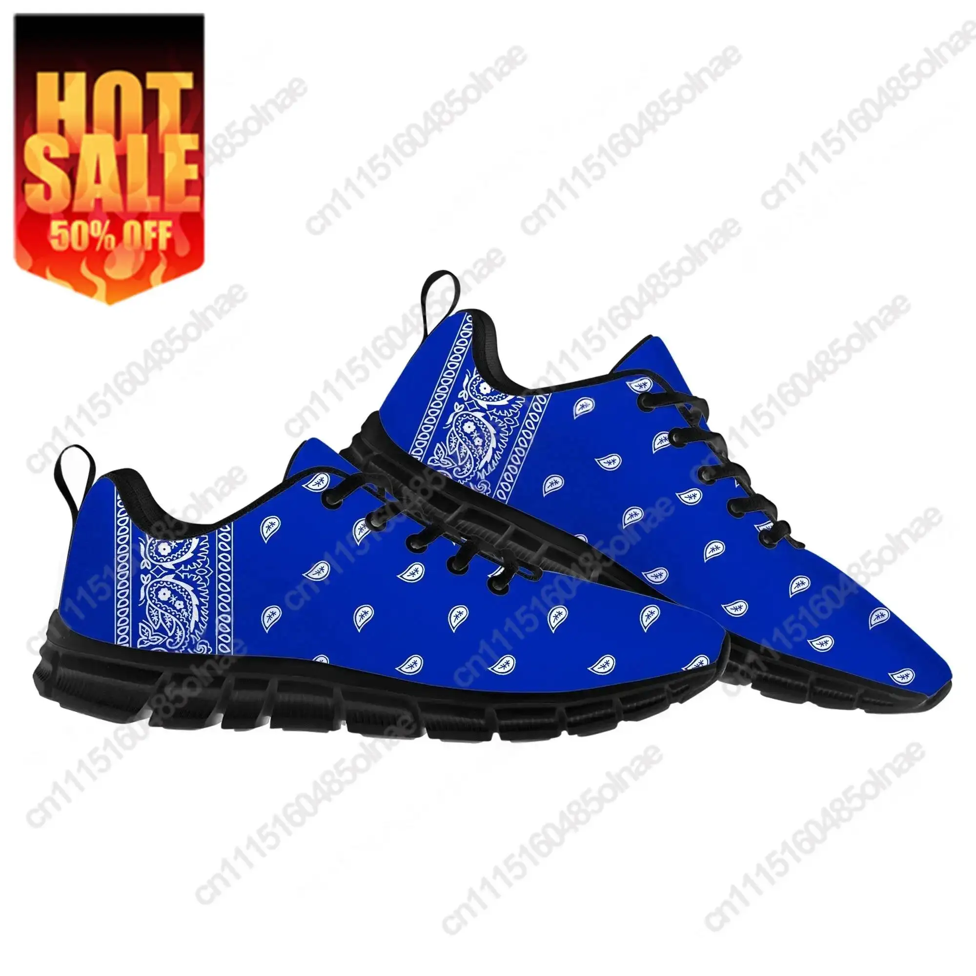 Bandana Bandana Paisley Sports Shoes Mens Womens Sneakers Black White Red Blue Casual Sneaker Couple Custom Shoes - Aliexpress Deal