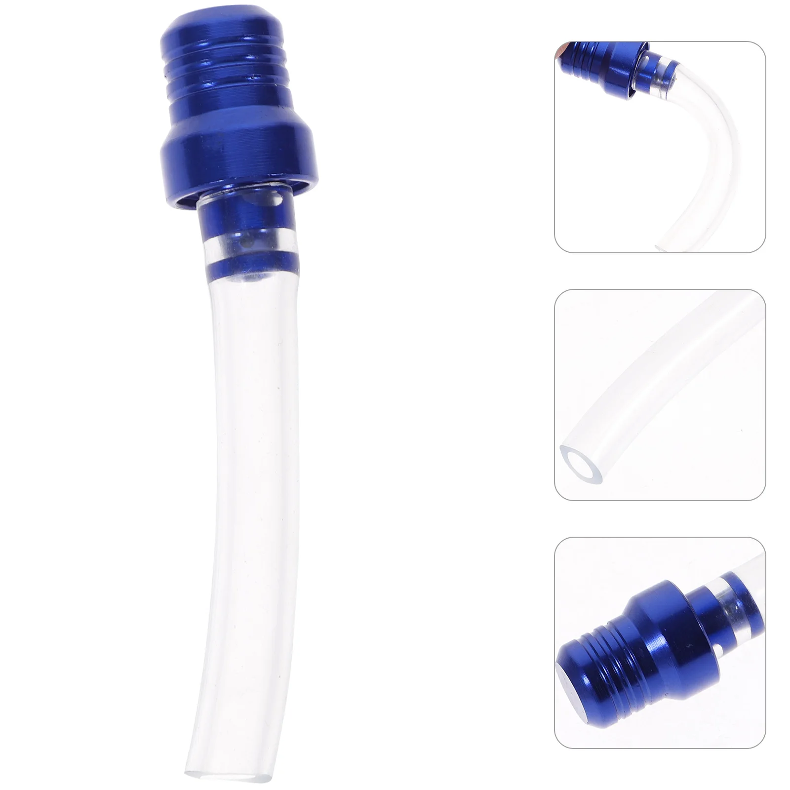

2Pcs Tank Cap Aluminum Alloy Universal ATV Motorcycle Gas Vent Hose Steel Valve Dirt Resistant System
