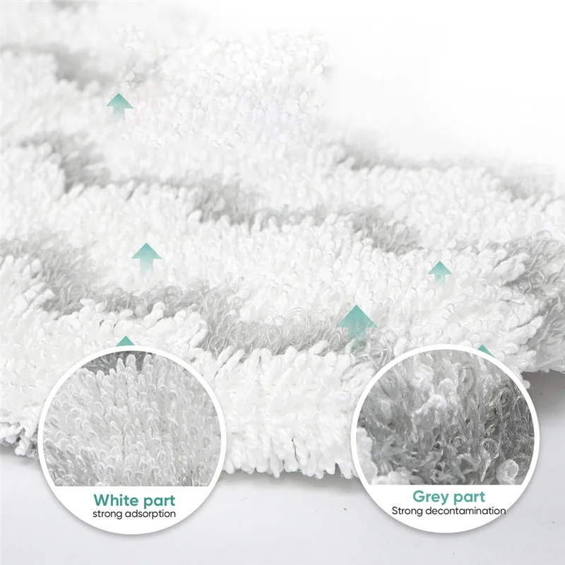 EAS-10Pack 1940 Steam Mop Pads For Bissell Powerfresh Steam Mop 1806 1544 1440 2075A 2685A Series, Microfiber Washable