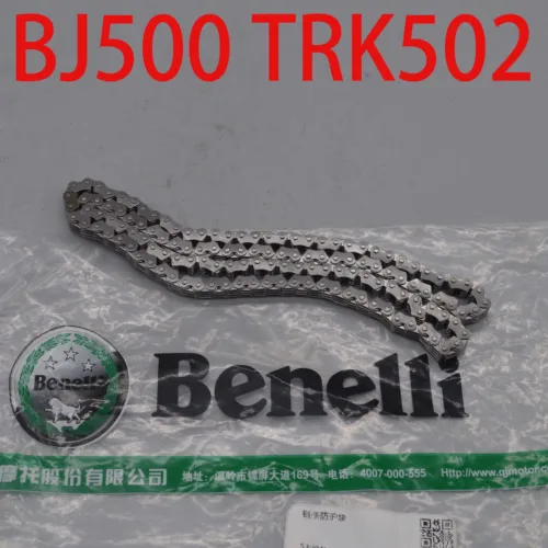 Cadena de tiempo del árbol de levas del motor de 500cc para motocicleta, 132 eslabones para Benelli BJ500, TRK502, TRK502X/BJ, TRK 500, 502, 502X