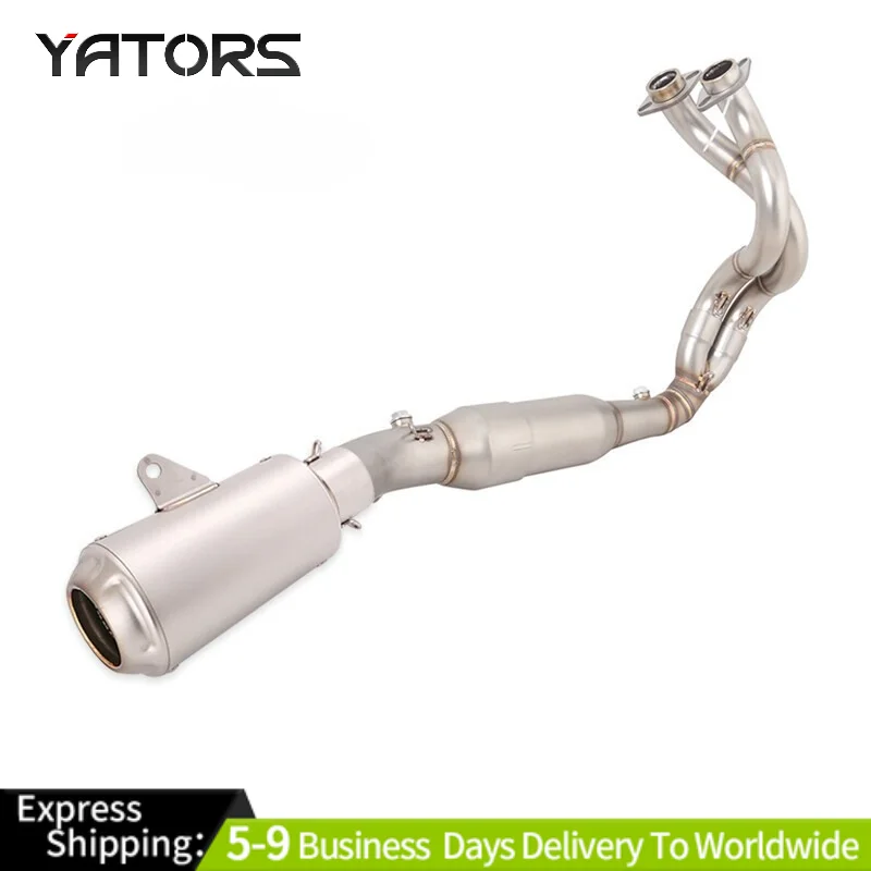 

For Kawasaki Z650 Ninja 650 2023-2025 Exhaust System Header Muffler Pipe Slip On Exhausts Pipes