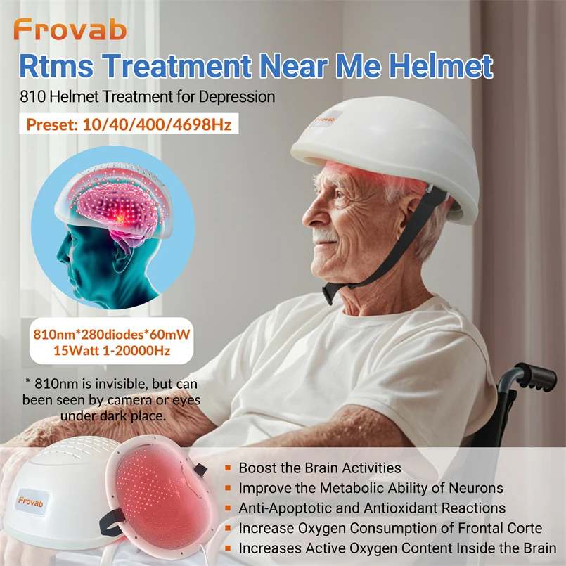 

280 Lamps 810nm helmet brain Infrared Brain Stimulation Therapy Helmet infrared 810 nm red light therapy for Anxiety parkinson