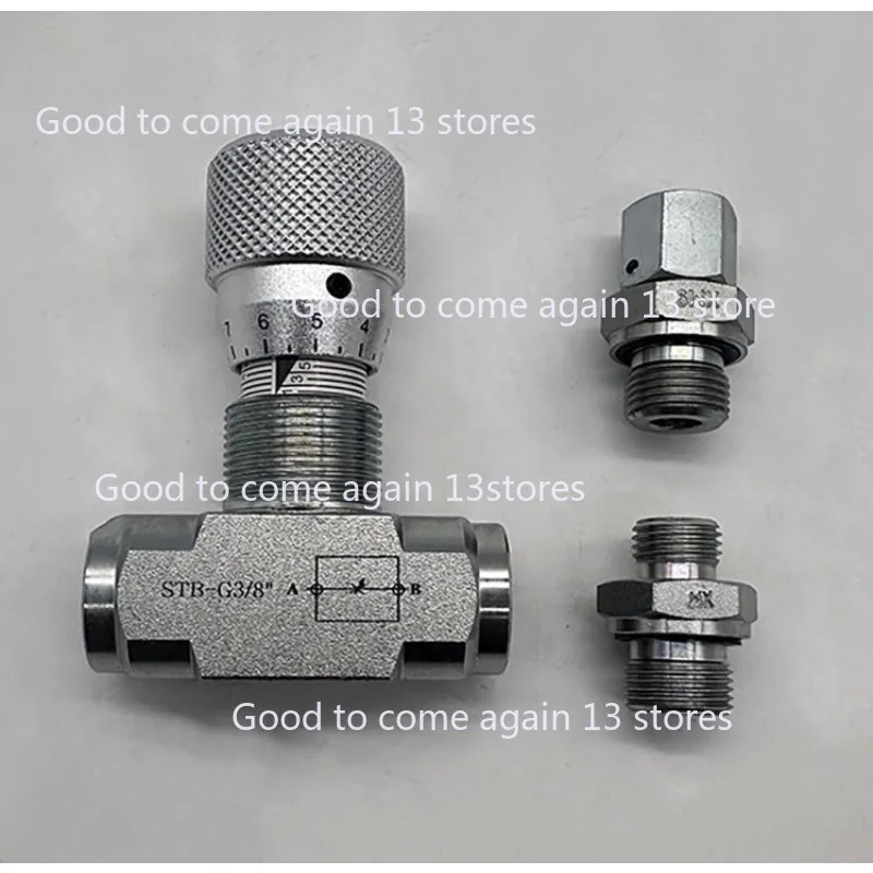 

1 шт. Q-STB-G3/8+L08 STB-G1/4+L06 Двунаправленный гидравлический ограничительный клапан для мини-экскаваторов STB-1/2 3/4 1/4