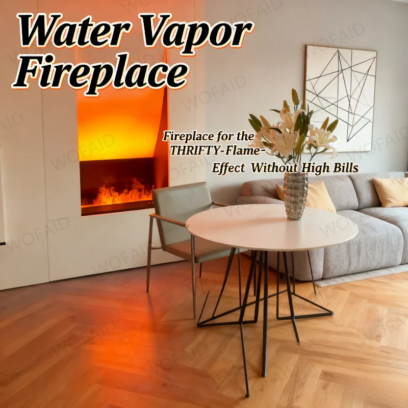مدفأة كهربائية ذكية كامين، بدون دخان/بدون دخان، مدفأة تأثير موقد مع وسائط كريستالية، سعر منخفض، جودة عالية، بدون دخان #1