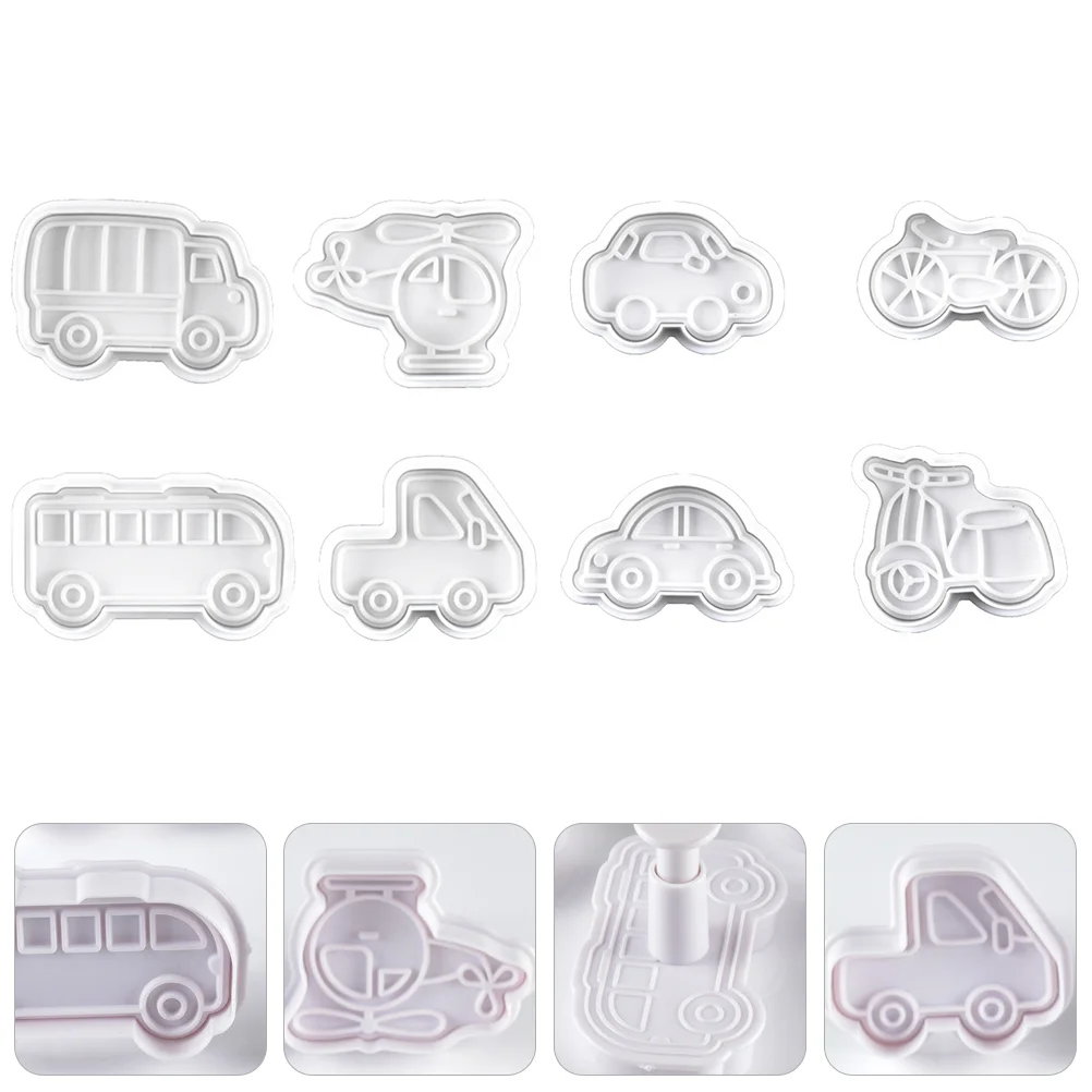 

Christmas Cookie Mold Vehicle Biscuit Lovely Baking Molds Mould Child Bus Cutters