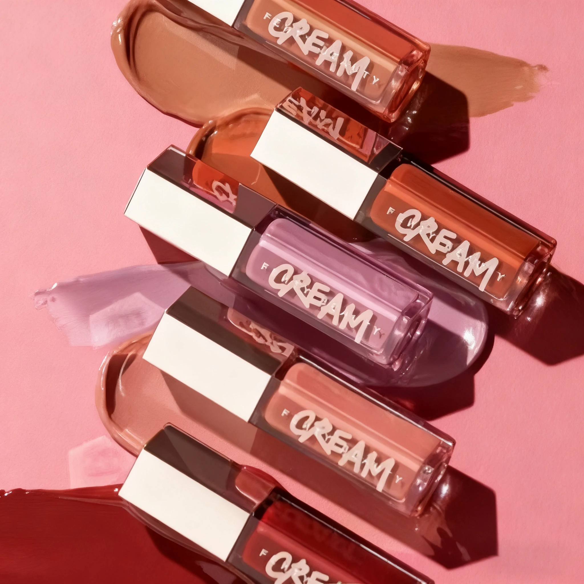 Fenty Beauty Gloss Bomb Lip Glaze متعدد الألوان ترطيب تألق بريق الشفاه سمنة ماكياج المبتدئين السائل أحمر الشفاه ماكياج مستحضرات التجميل