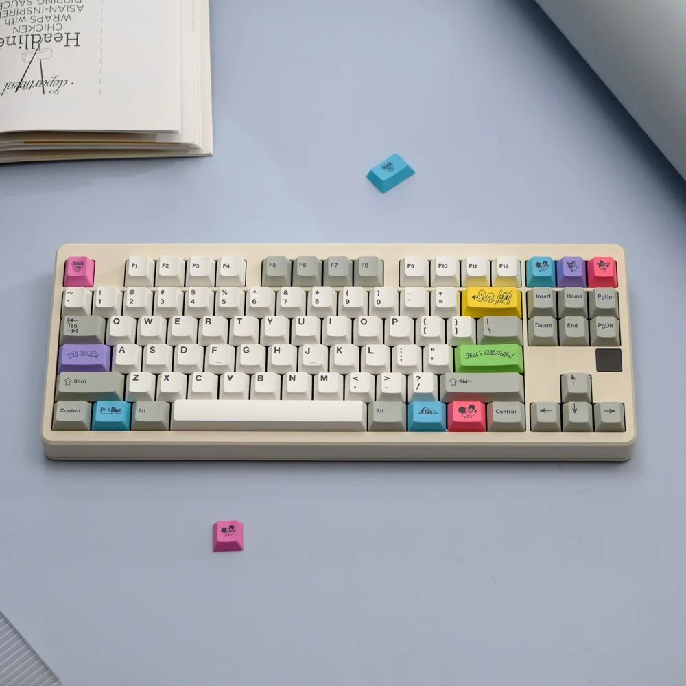 

GMK Rubber Tube Theme Keycaps Set PBT Sublimation Keycaps for Mechanical Keyboard Accessories Cherry Profile Keyboard Keycaps