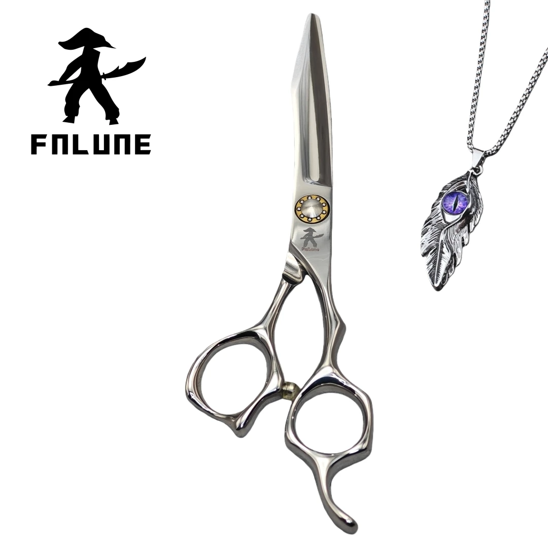 

FnLune 6.0 Hairdressing Barber Hair Scissor Professional Hairdressers Barbers Stainless Steel Hair Cutting Shears Salon Barbers