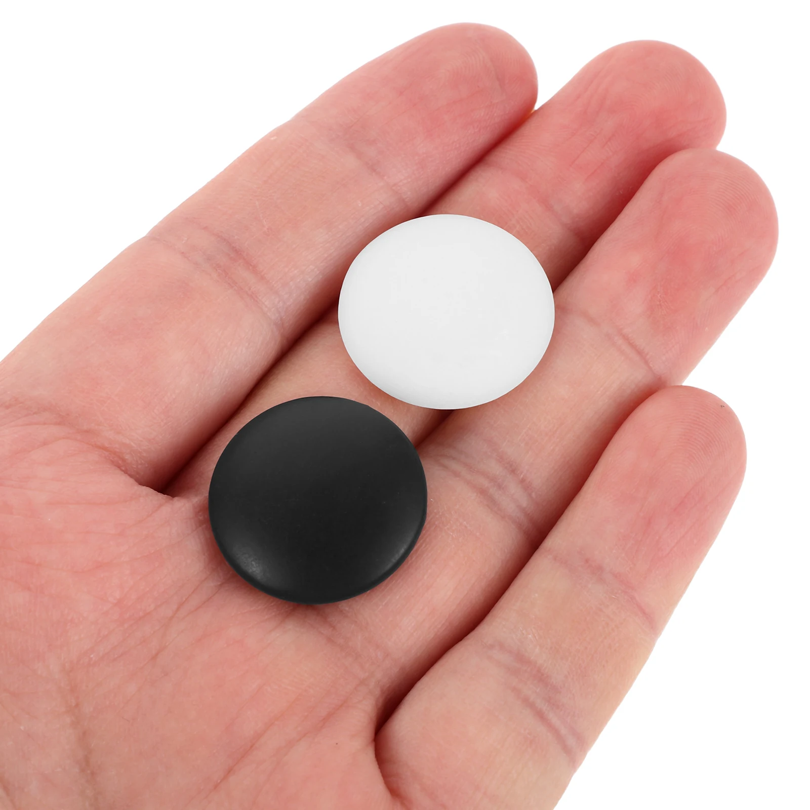 

361Pcs Go Chess Pieces Plastic Jade Style 2.2cm Diameter Professional Size Play Replacement Pieces Go Game Stones Board Game