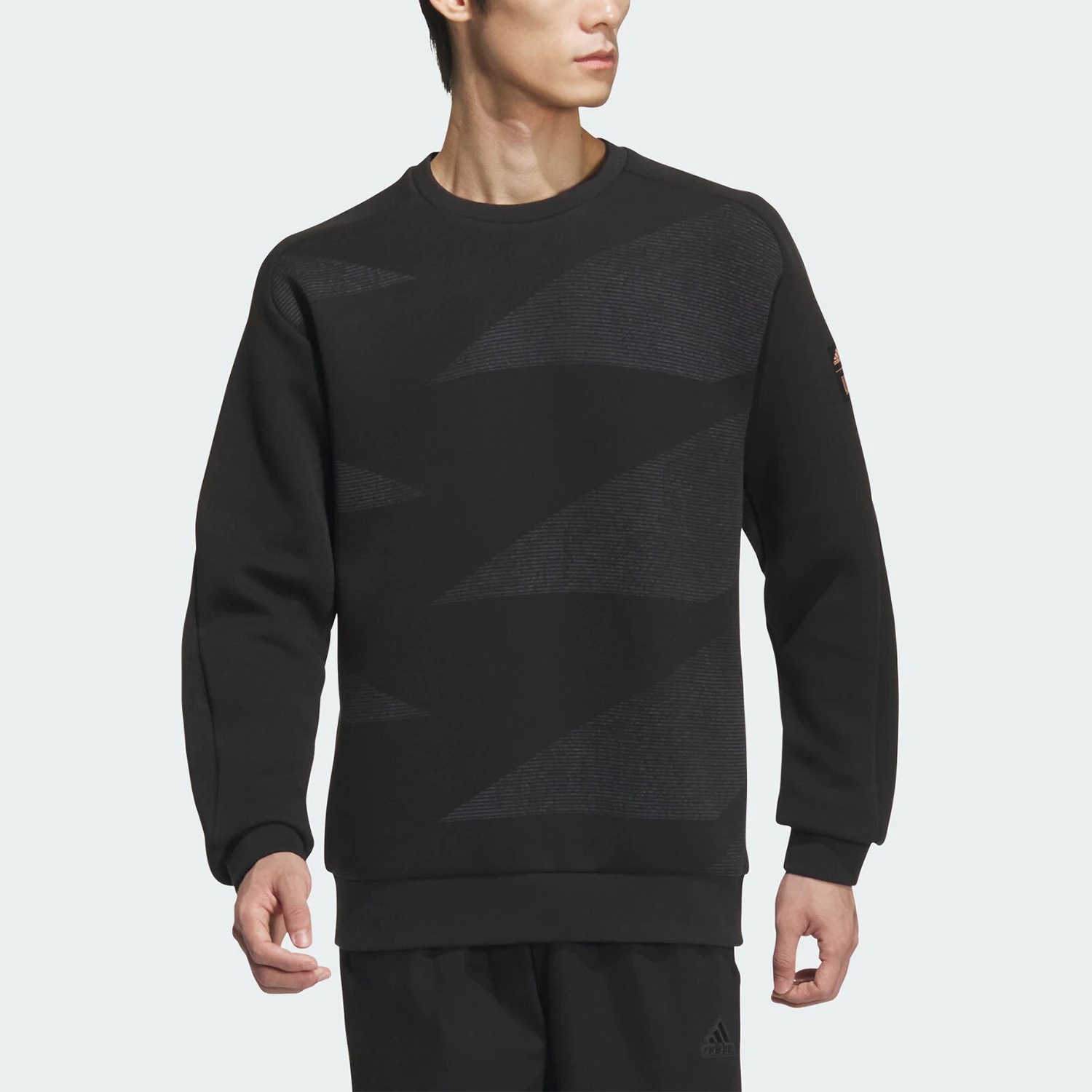 

Официальная мужская простая толстовка Adidas серии Wuji с круглым вырезом JI8716