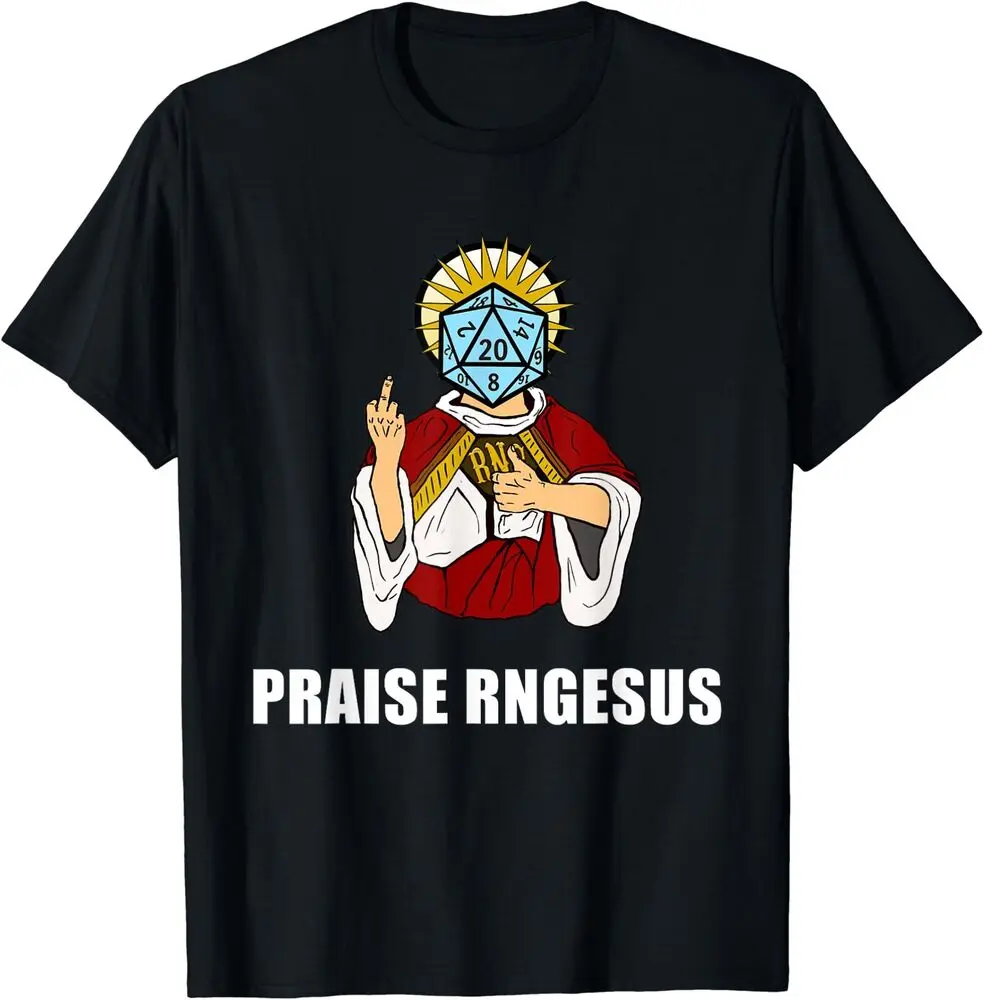 Praise RNGESUS T-Shirt Funny Internet Meme Lover Tee Anime Graphic T-shirts Unisex Summer Short Sleeve