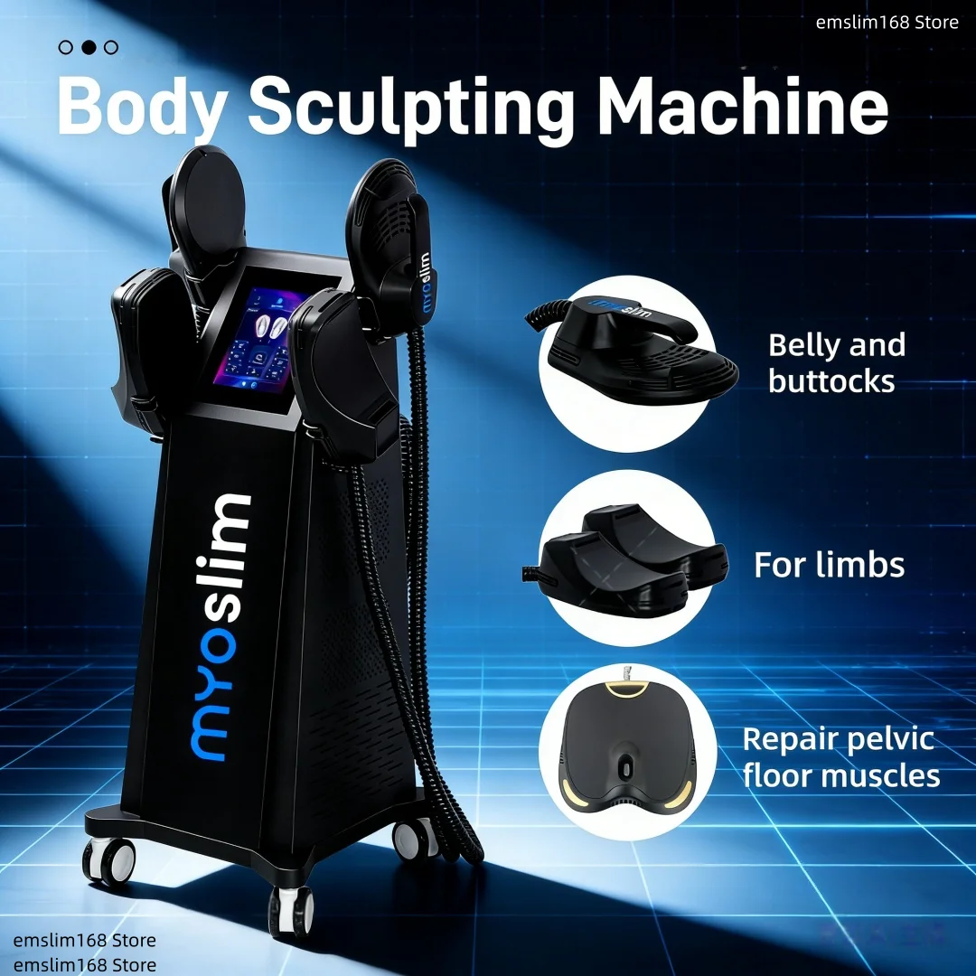 

EMS RF Machine 6500W Nova Professional myoslim Weight Loss Electromagnetic Body Sculpting Muscle Stimulation