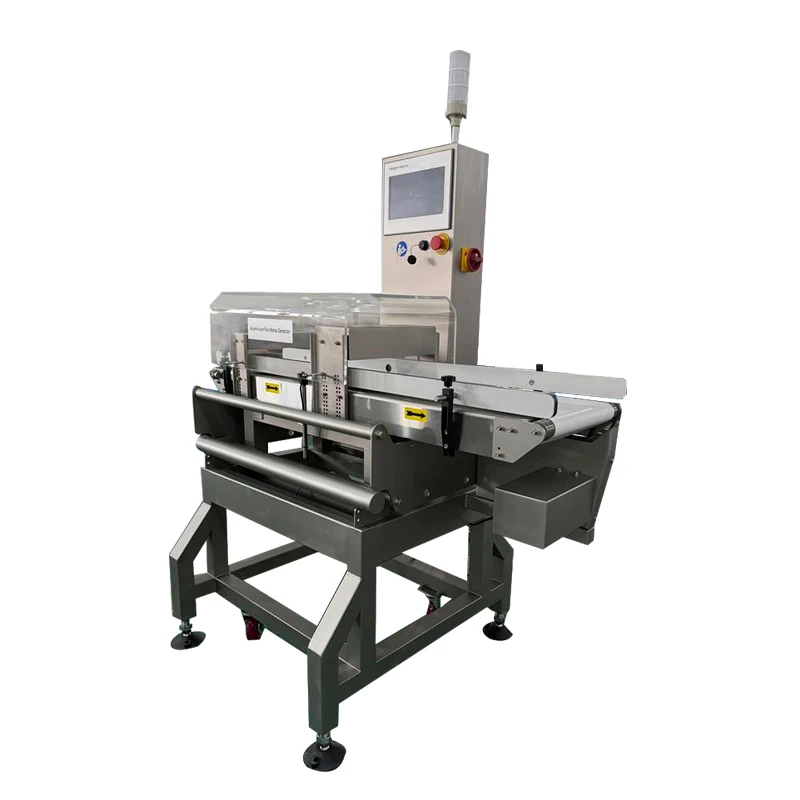 High Sensitivity Aluminum Foil Metal Detector for Food Processing Industry