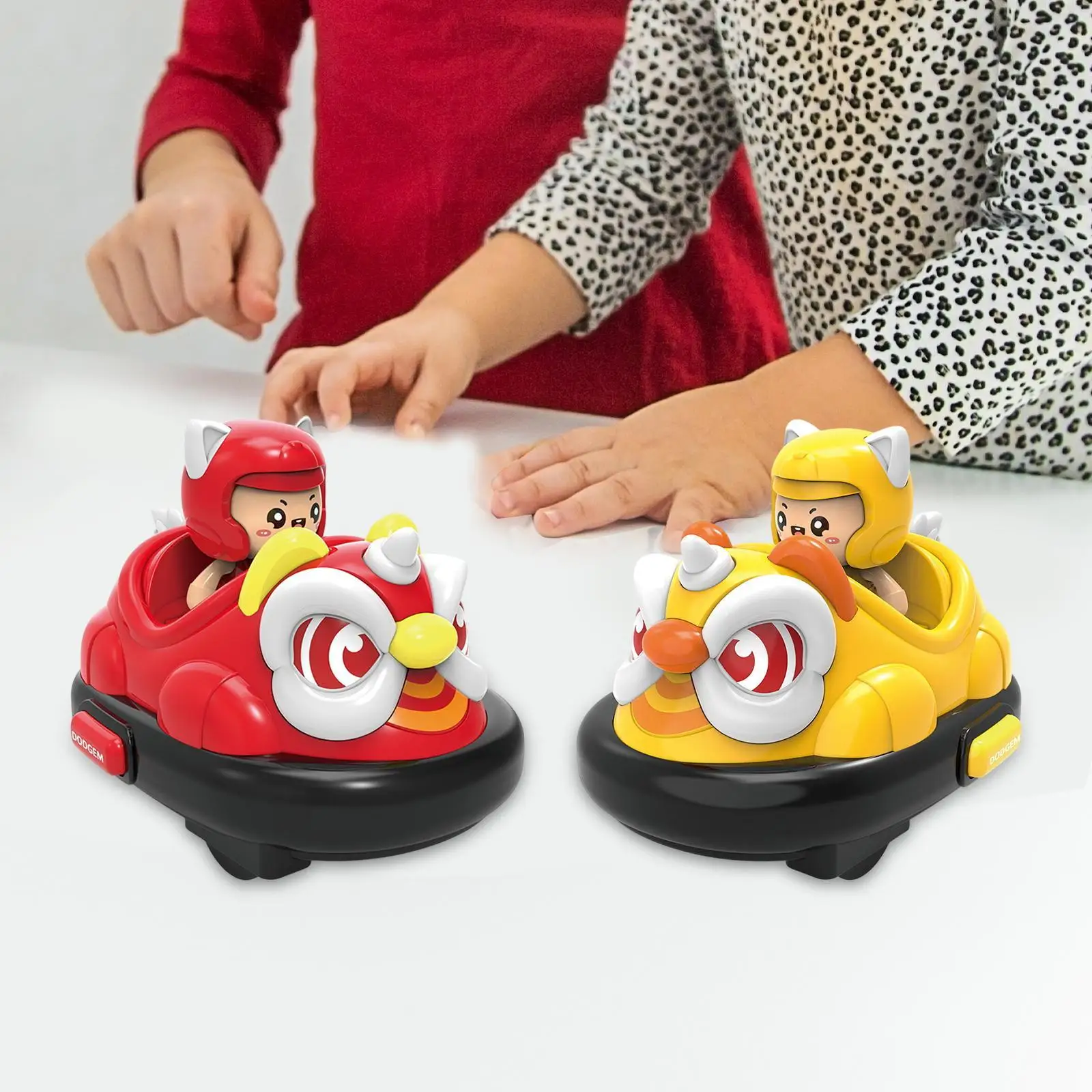 Jungen Race Stoßstange Auto Spielzeug Kinder RC Auto mit Fahrer Valentinstag Geschenk