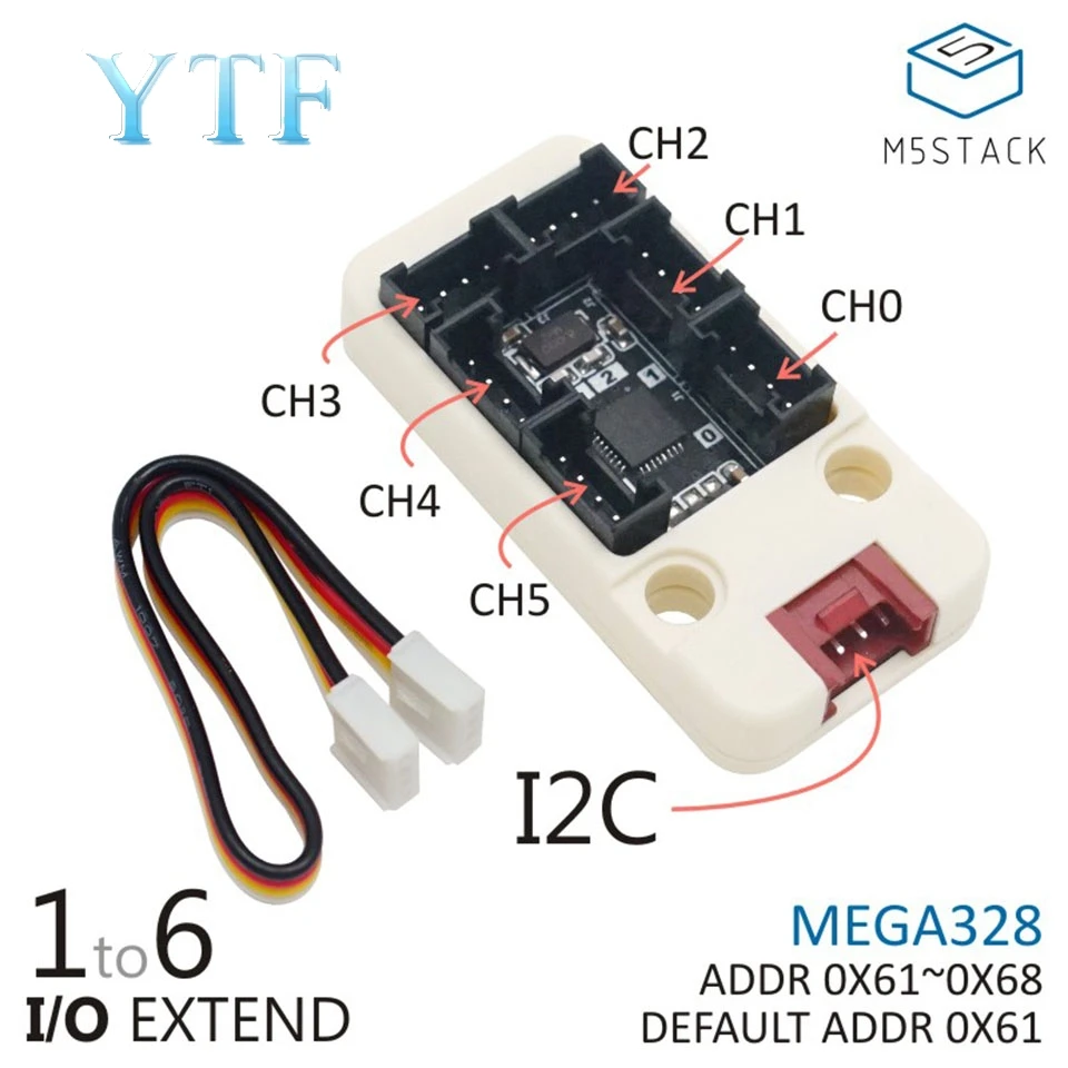 

M5Stack I / O HUB 1 Module String 6 Mini Expansion MEGA328