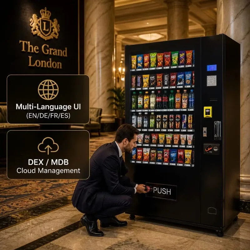 Smart Food Drinks Vending Machine Card Reader SDK Enabled-7