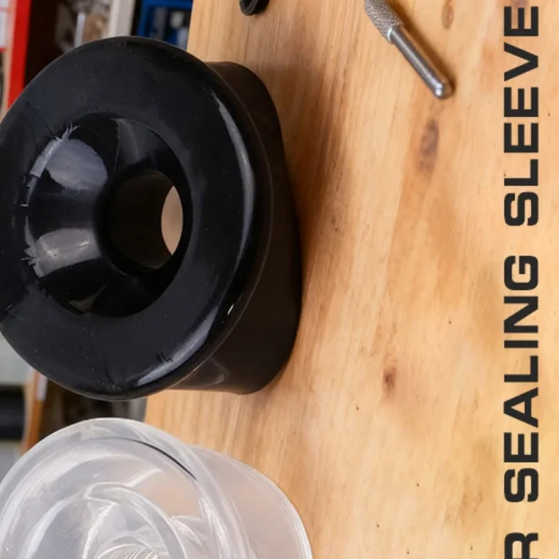 1 PCS Clear/Black Universal Precision Comfort Cylinder Seal Sleeve Silicone Replacement Silicone Ring