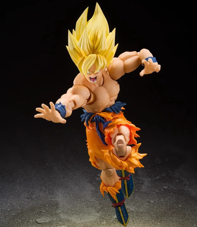 Shf Dragon Ball Z Son Goku Leggendaria Action Figure PVC Collezione mobile Anime 17 cm Super Saiyan Kakarotto Figurine Giocattoli di modello