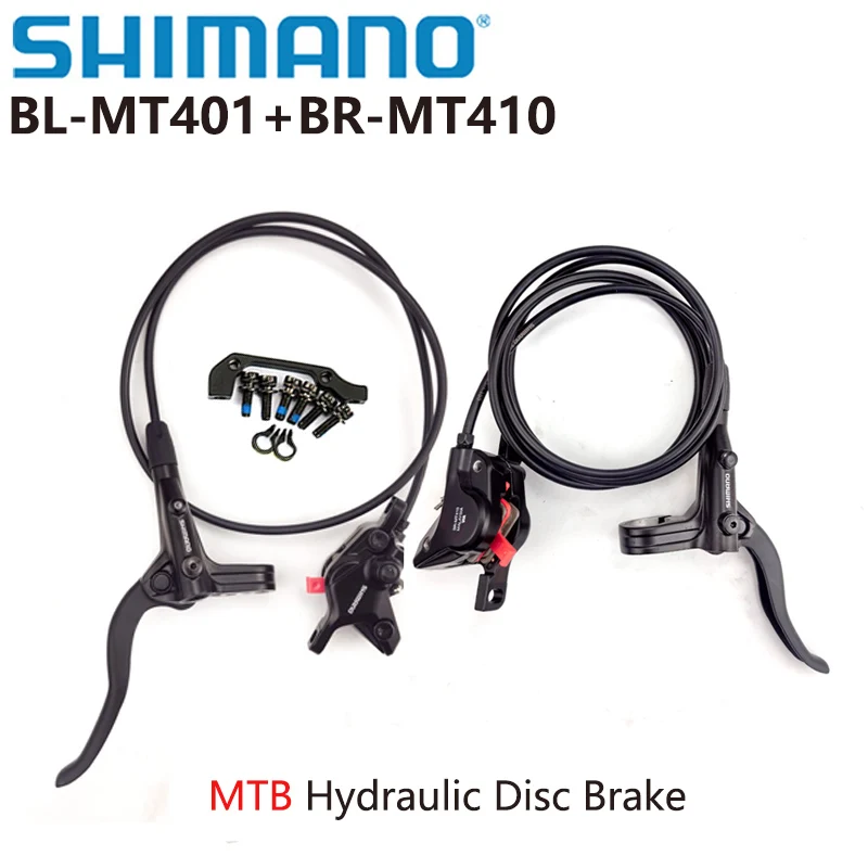 

Shimano MT410 MTB Hydraulic Disc Brake 2 Pistons Brake Left Front Right Rear 850mm 1450mm Clamp Mountain Bicycle Brake Original