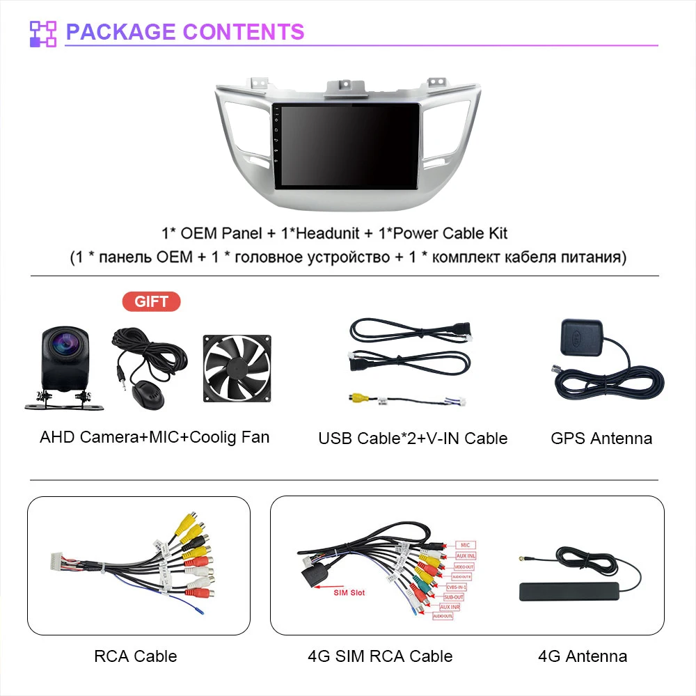 Android 16 Carplay Auto 2K Screen Car Radio BT Multimedia Player For Hyundai IX35 Tucson 3 2015 - 2018 DSP 2din Autoradio Stereo