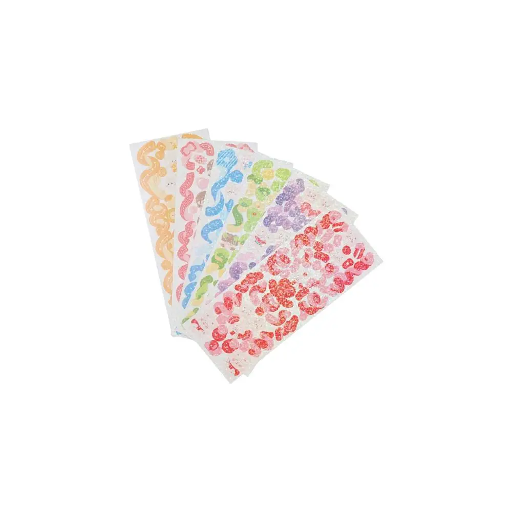 

Self Adhesive Scrapbooking Sticker Photo Stickey Stationery Hand Account Decoration Ribbon Stickers Set Decorative Stickers