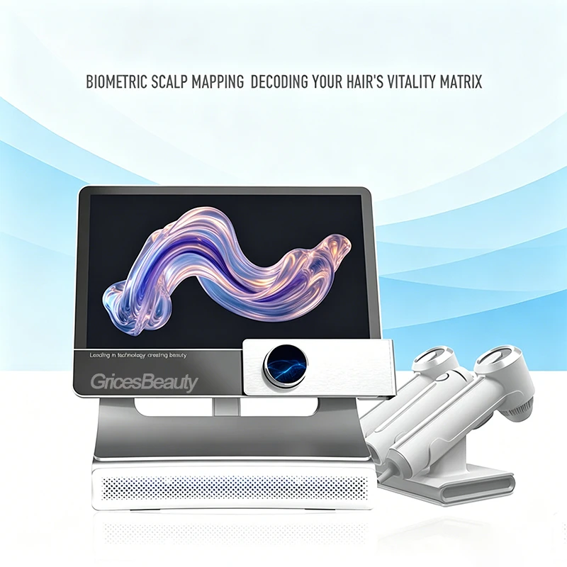 

Newest T5 AI Intelligent Scalp Analyzer 4 Spectrum HD Hair Follicle Detector Smart Hair Health Analysis Device For Beauty Salon