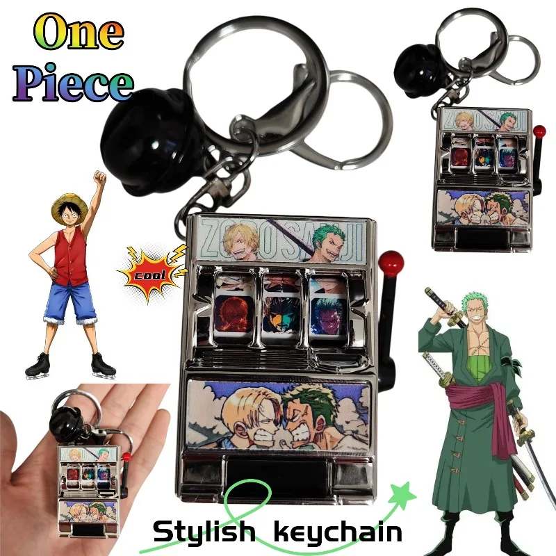 

One Piece keychain cute and fashionable cartoon personalized creative simple creative pendant gift for friends' birthdays