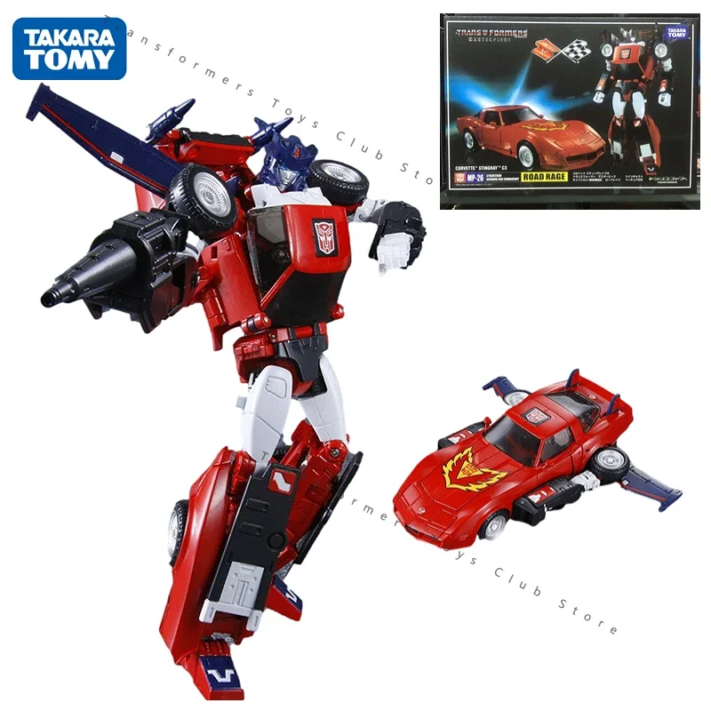 In Stock Takara Tomy Transformers KO MP-26 Road Rage Red Tire Action Figures Collecting Hobbies Toy Gift