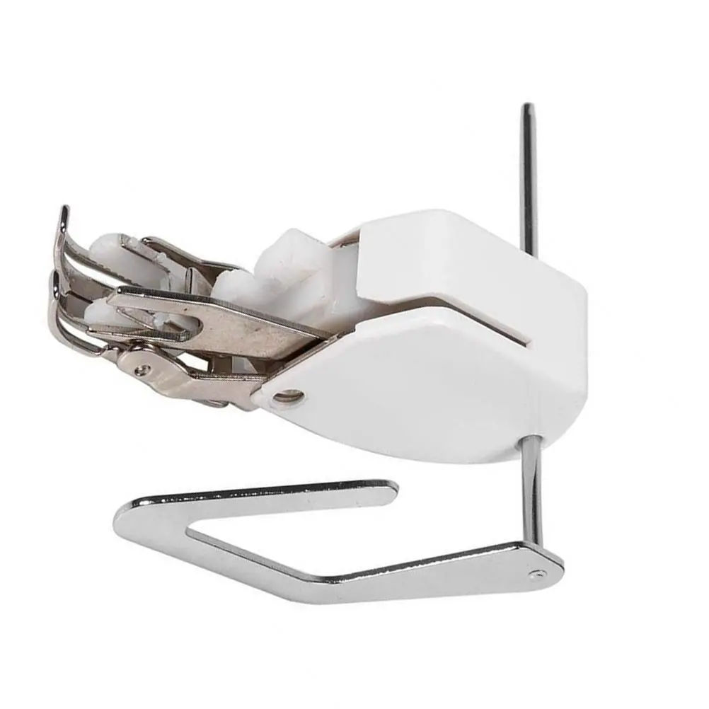 

Sewing Machine Presser Foot 7MM White Synchronized Practical Accessory Hemming Stitching Feeding Equalizer Durable Plastic