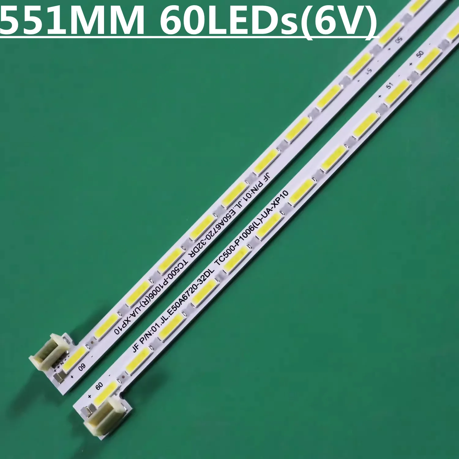 5TV=10PCS LED Backligt Strip For TC500-I1006(R/L)-UA-XP04/11 BL50UA8100-P1006-TLA-001 E50LX7100 E50LX7232 E50LX9101