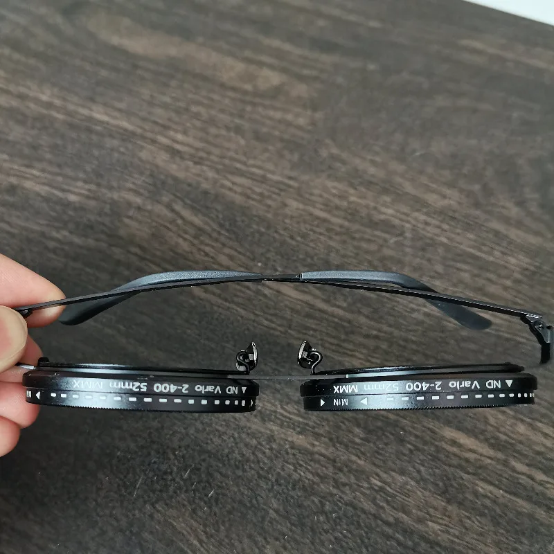 New Technology ND Filter Glasses Double Beam Large Size Adjustable Sunglasses UV400 Men Fishing Driving Polarised Sun eyewear