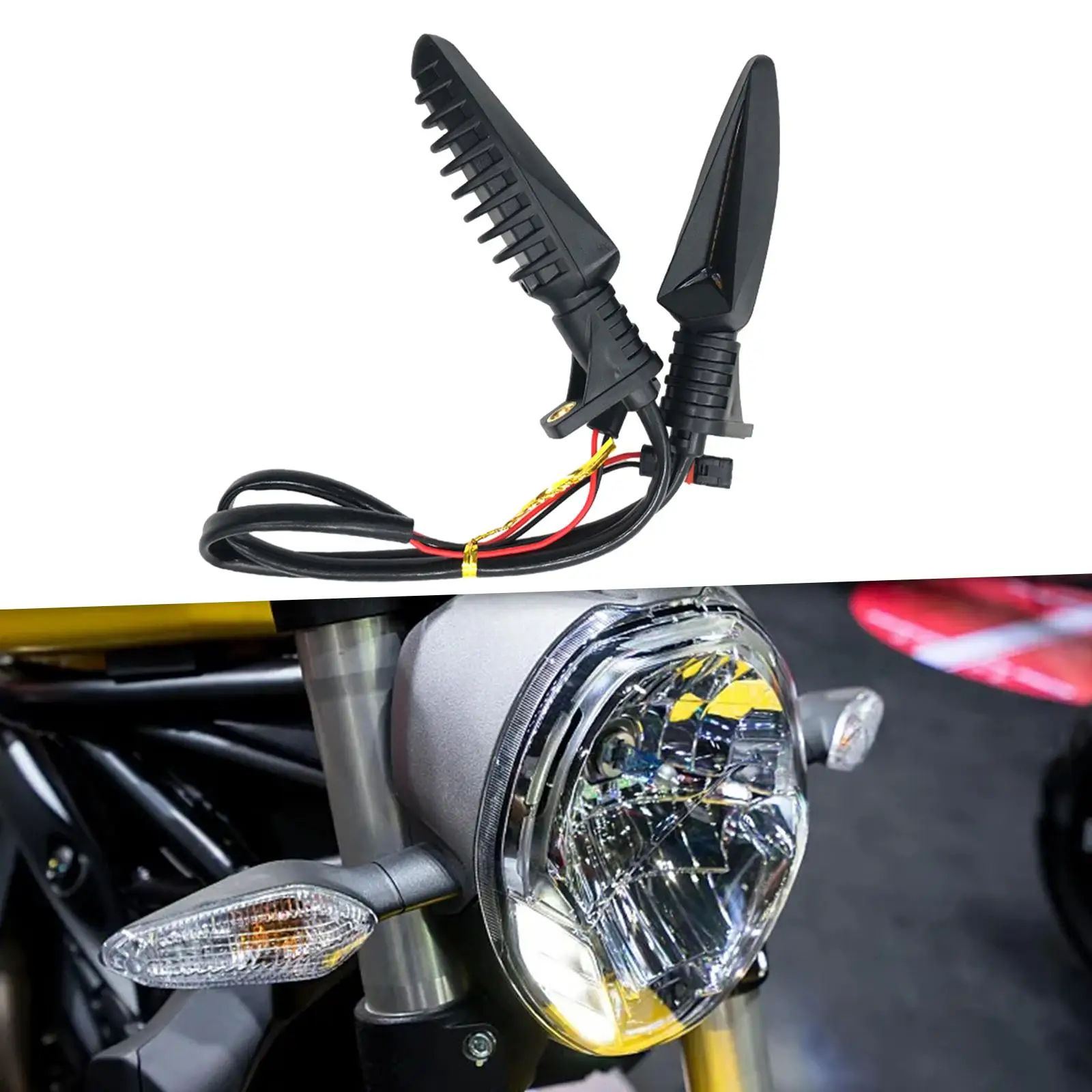 2 Pieces LED Turn Light Indicator Replaces Accessories for BMW F850GS R1250GS Easy Installation Stable Performance