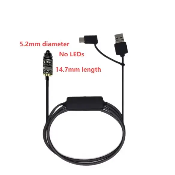 

Двойной ИК-эндоскоп HD 5,2 мм (650/940 нм), цвет и черный/белый ИК