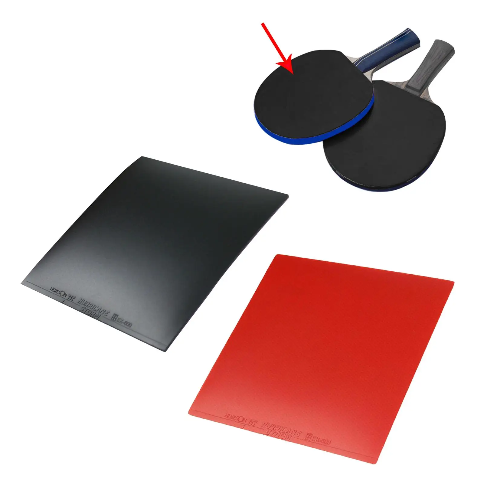 

Table Tennis Rubber Replacement Viscous Surface Paddle Sponge Sports Accessory for Table Tennis Practice