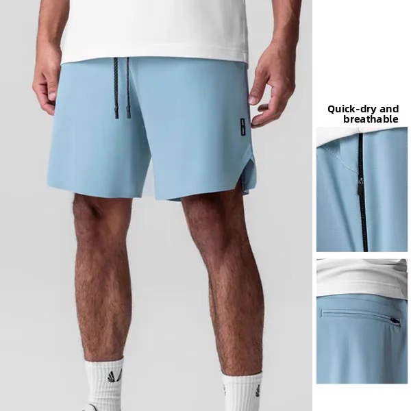 

Summer 2025 Men's Qui Dry Single Layer Sport orts American Sle Youth Outerwear Dstring Versatile Straight Leg Pants