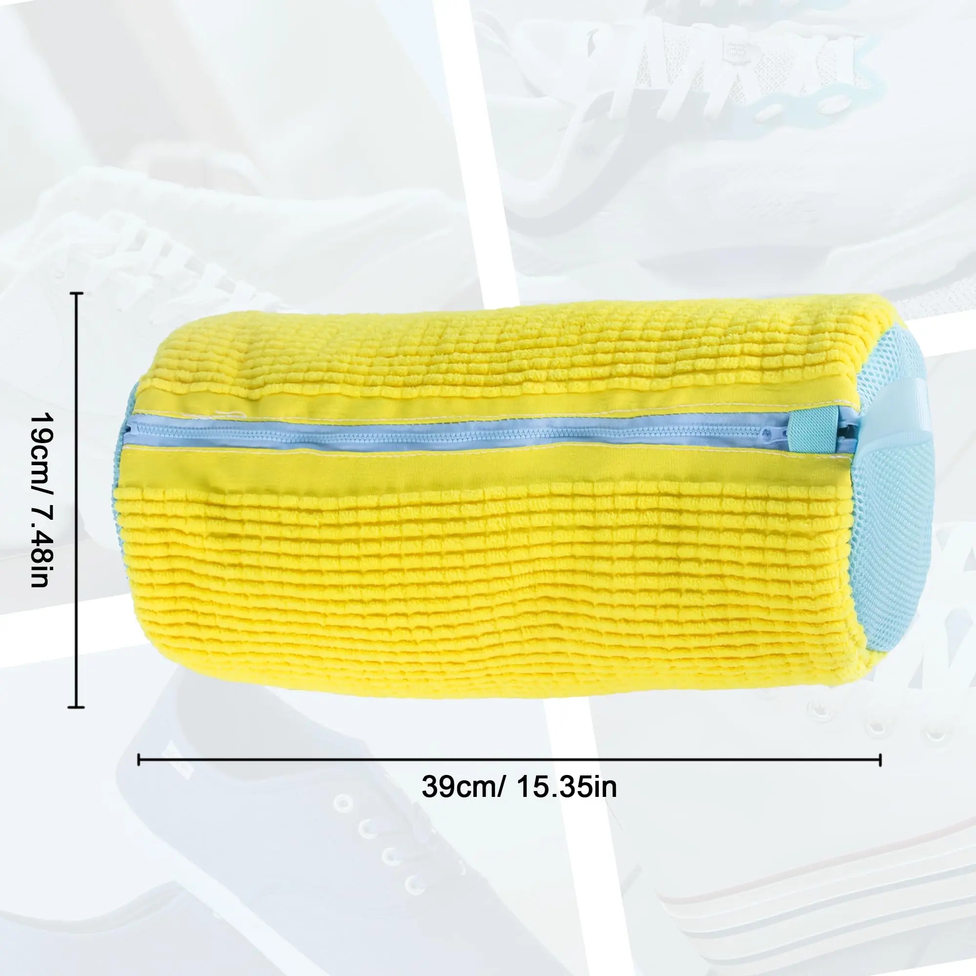 1/2pcs Reusable Shoe Cleaning Laundry Bag Convenient Shoes Wash Bag for Sneaker Washing Durable Portable and Easy to Use