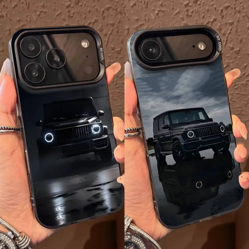 

Sports M-Mercedes Car G Phone Case For iPhone 17,16,15,14,13,12,Pro,Max,Plus,E,SE4,Air,Mini Black IMD Box