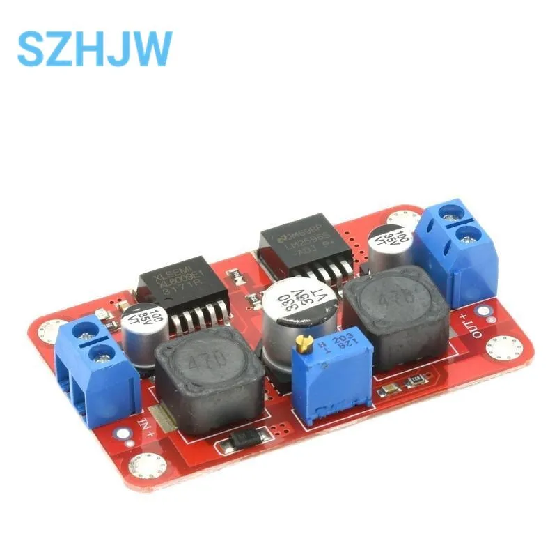 LM2577S To LM2596S Dual-chip Automatic Converter DC Solar Buck-boost Voltage Module High-power Adjustable Vehicle Power Module