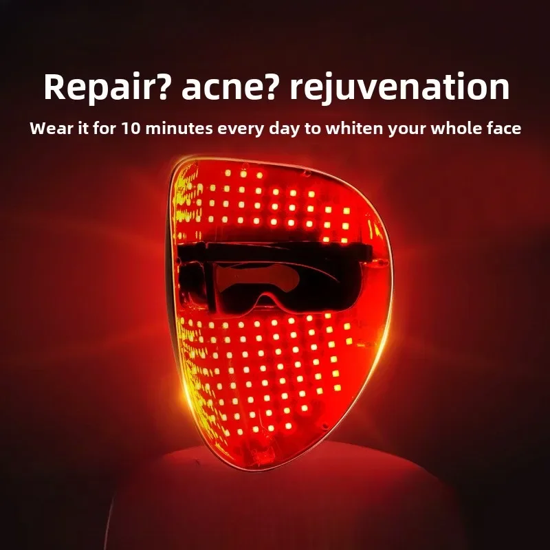 Rechargeable led beauty mask photon rejuvenation beauty instrument