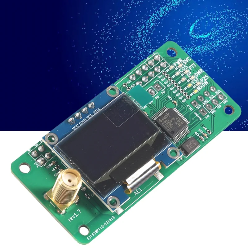 ABKN-For Raspberry Pi Extended MMDVM Hotspot OLED MMDVM DMR P25 YSF DIY Multi-Function Convenient Loose Parts Parts Accessories