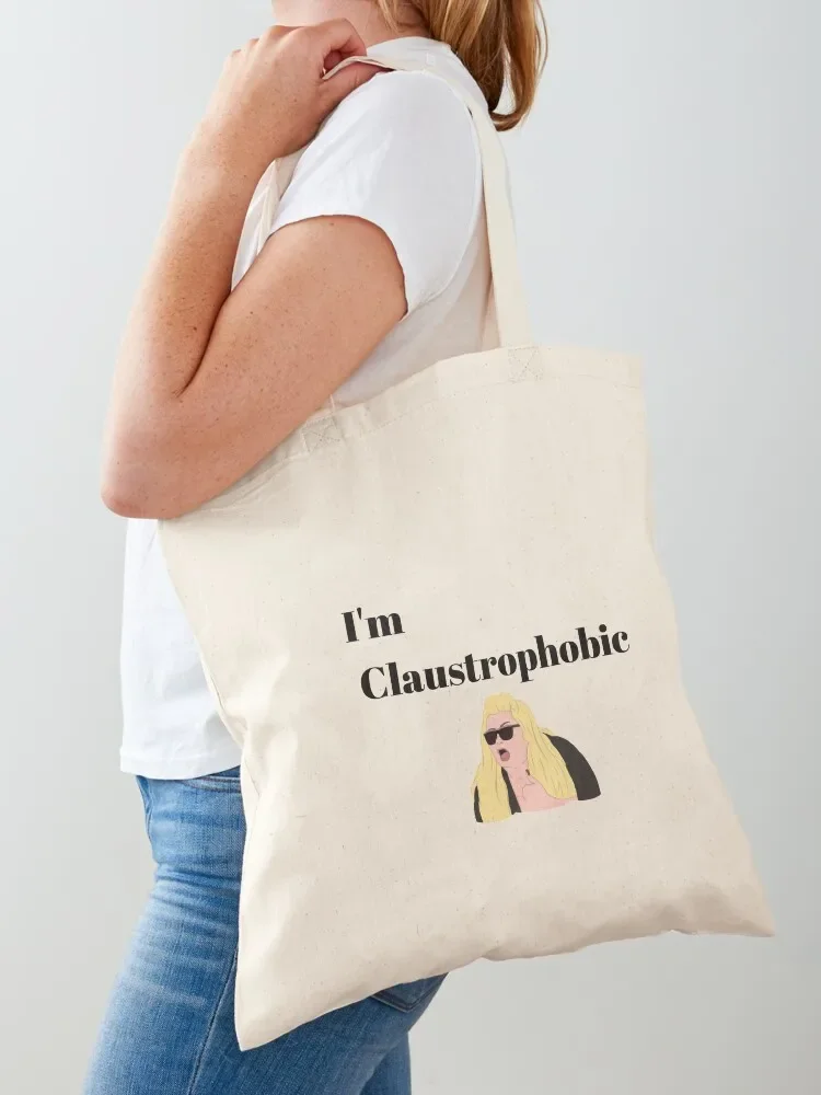 

Gemma Collins I'm Claustrophobic Tote Bag Big bag women ecological bags Canvas shoulder bag tote canvas