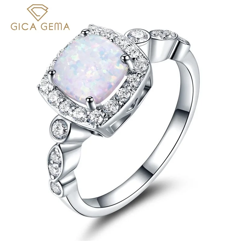 GICA GEMA Multiple Colour Topaz Gemstone Personality Rings For Women 925 Sterling Silver Anniversary Female Gifts Fine Jewelry