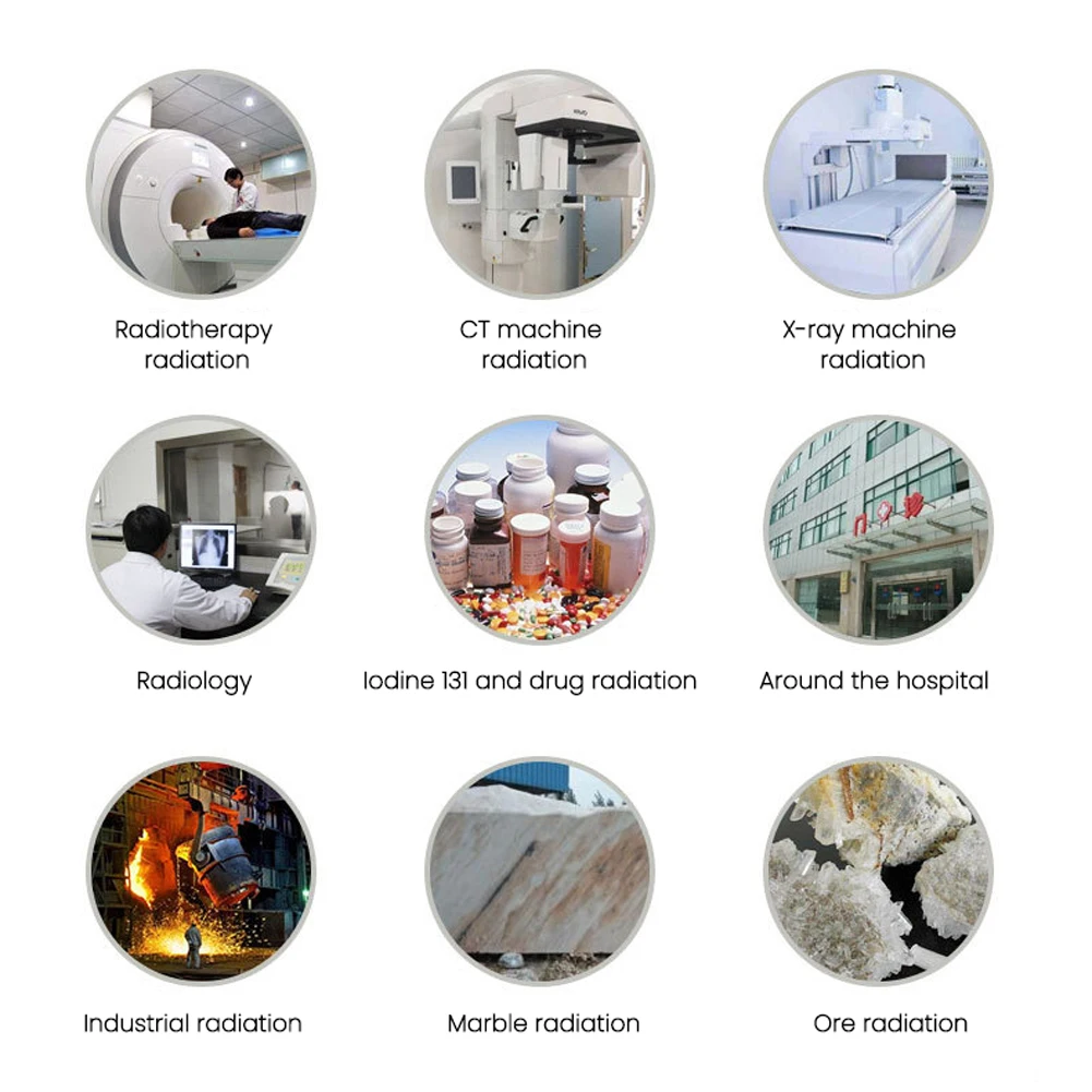 NR-750 850 950 Handheld Nuclear Radiation Detector LCD Display Household Radioactive Tester Geiger Counter β Y X-ray Detection