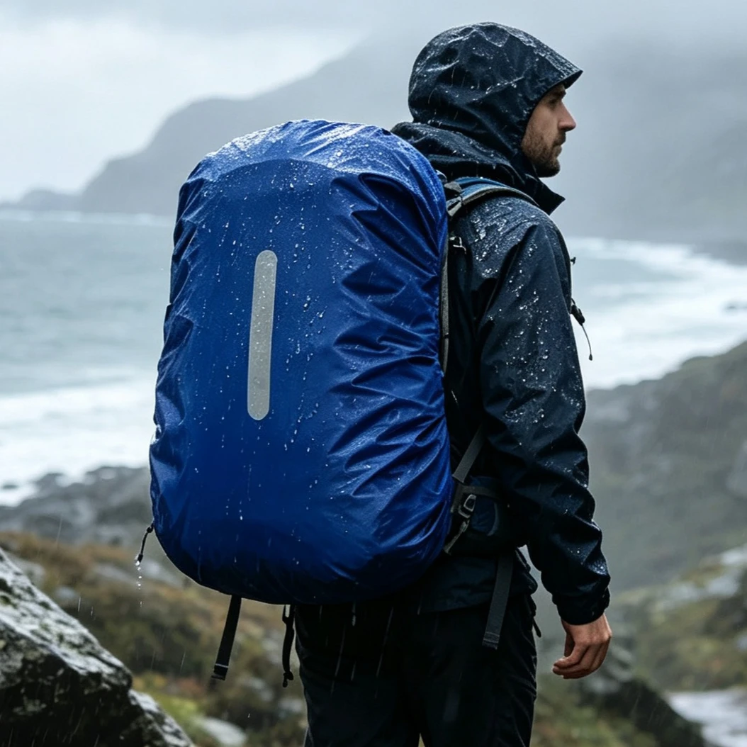 Outdoor Hiking Backpack Rain Cover 20L 35L 45L 60L 70L 80L Waterproof Trekking Bag Waterproof Cover Reflective Rain Dust Cover